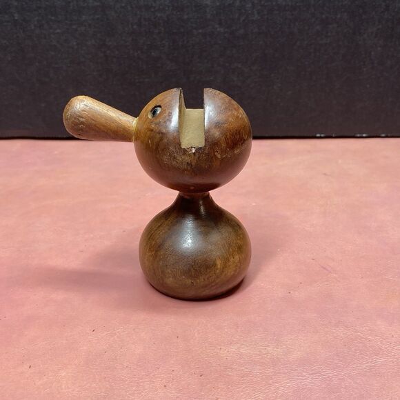 Handmade Nose Shaped Wooden Eyeglass Spectacle Display Stand Holder - Picture 4 of 9